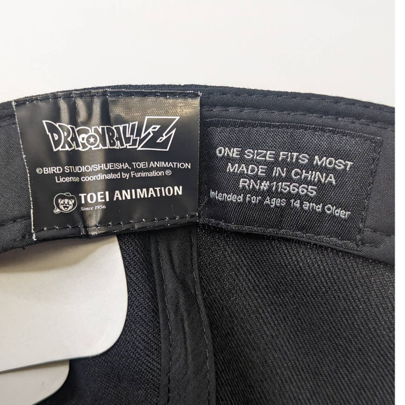 NWT Dragon Ball Z Adjustable Snapback Cap Hat DBZ 4 Star Saiyans One Size - Picture 4 of 5